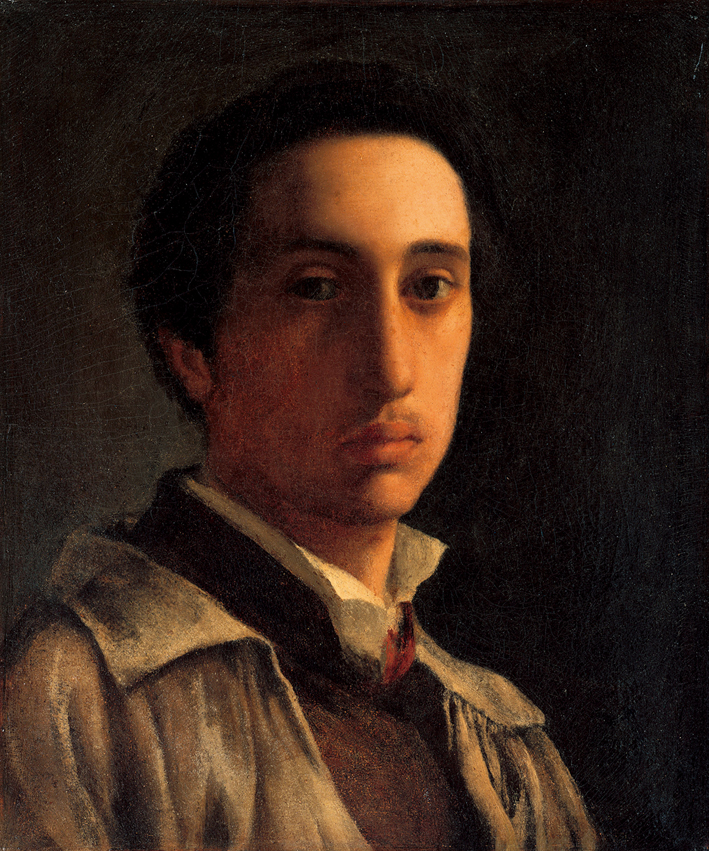  埃德加·德加 Edgar Degas—— 德加 自画像 (1)